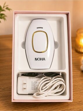 NOHA White & Gold Hair Removal Device